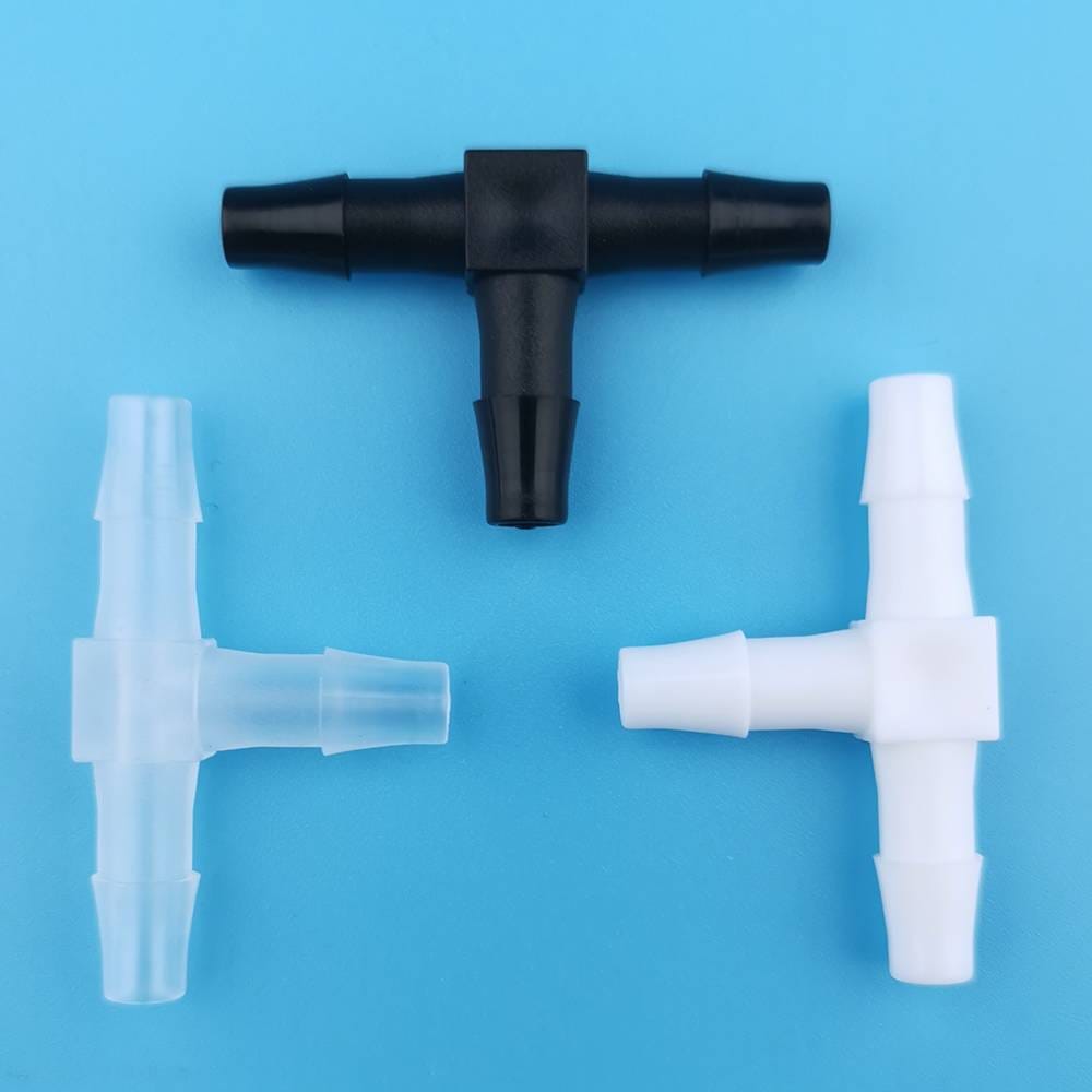 T type 3 ways plastic ink tube connector for solvent inkjet printer 