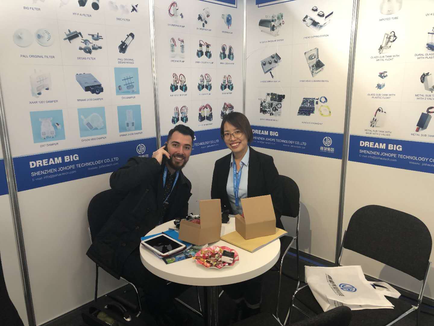 Fespa 2019- Johope visitors