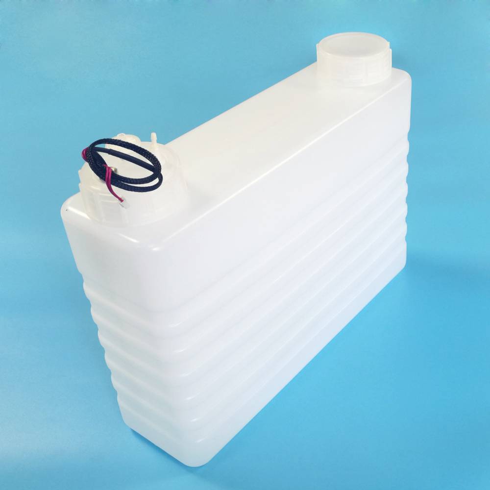 Inkjet printer 10L white sub tank with float / filter / single plastic tube