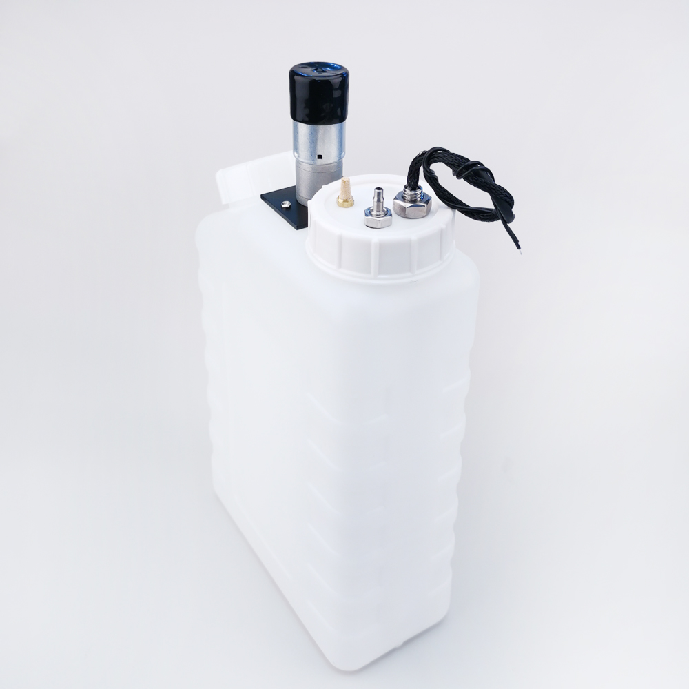 3.5L white sub tank with float / agitator / motor / muffler / single steel pipe