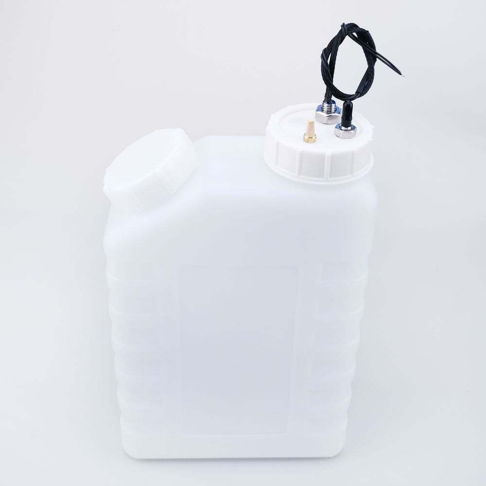 3.5L white sub tank with float / agitator / motor / muffler / single steel pipe