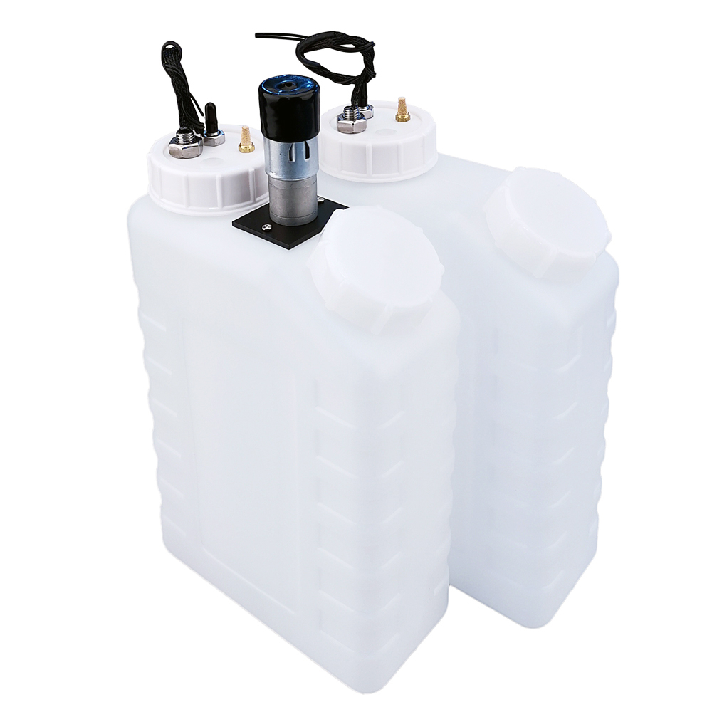 3.5L white sub tank with float / agitator / motor / muffler / single steel pipe