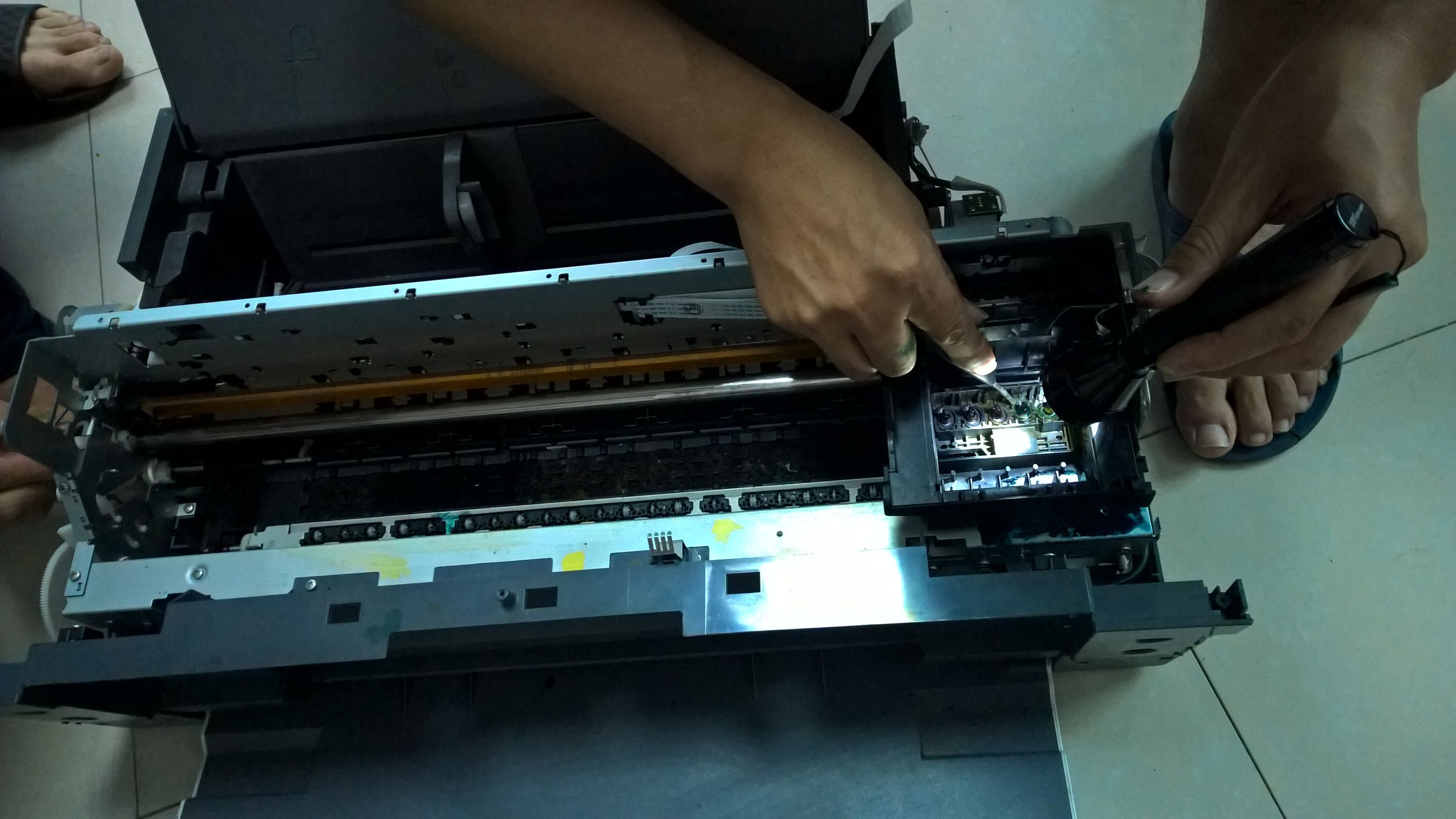 How to solve the clogging of the Epson printer print head?