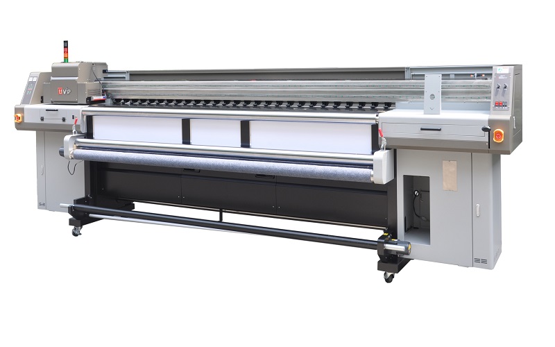 Are large format printers faster with more printheads?
